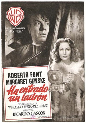Movie poster for Ha entrado un ladrón (1950)