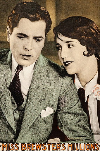 Movie poster for Miss Brewster's Millions (1926)