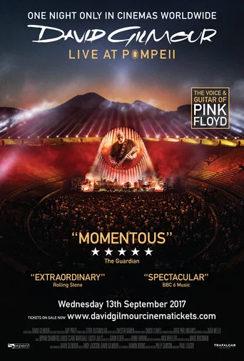 Movie poster for David Gilmour - Live at Pompeii (2017)