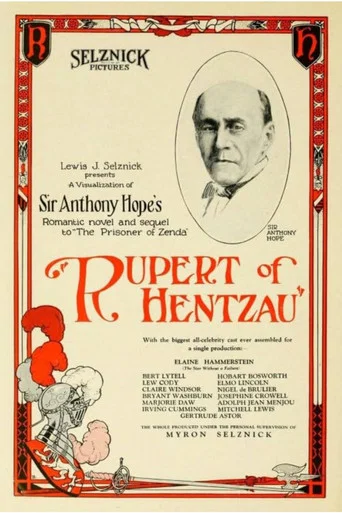 Movie poster for Rupert of Hentzau (1923)