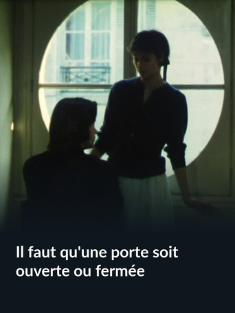 Movie poster for Il faut qu'une porte soit ouverte ou fermée (1994)