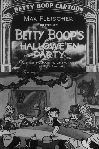 Movie poster for Betty Boop's Hallowe'en Party (1933)