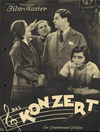 Movie poster for The concert (1931)