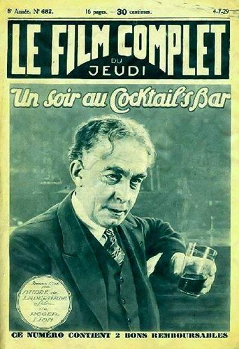Movie poster for Un soir au cocktail's bar (1929)