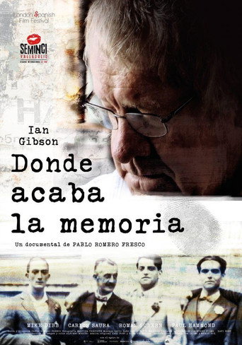 Donde acaba la memoria poster