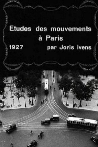 Movie poster for Movement Studies in Paris (1928)