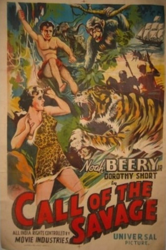Movie poster for The Call of the Savage (1935)