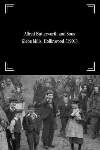 Movie poster for Alfred Butterworth and Sons, Glebe Mills, Hollinwood (1901)