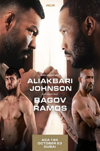 Movie poster for ACA 194: Johnson vs. Aliakbari (2025)