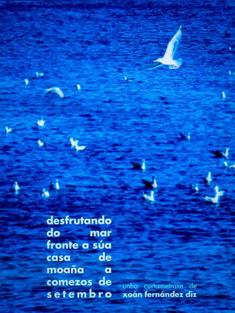 Movie poster for enjoying the sea in front of his house in moaña in early september (2023)