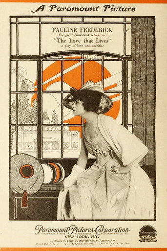 Movie poster for The Love That Lives (1917)