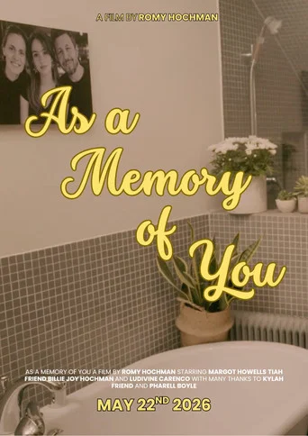 Movie poster for As a Memory of You (2026)