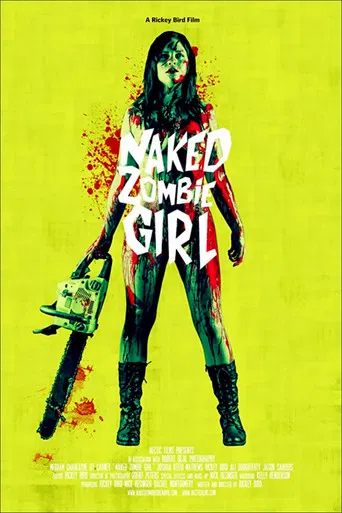 Movie poster for Naked Zombie Girl (2014)