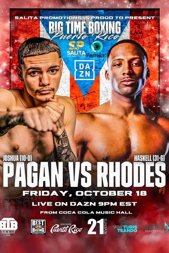 Movie poster for Joshua Pagan vs. Haskell Rhodes (2024)
