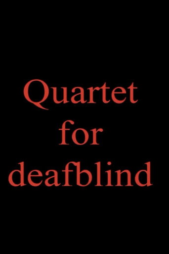 Movie poster for Quartet for deafblind (1986)