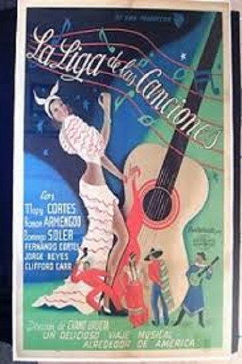 Movie poster for La liga de las canciones (1941)