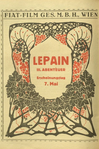 Movie poster for Lepain, der König der Verbrecher - 3. Teil (1920)