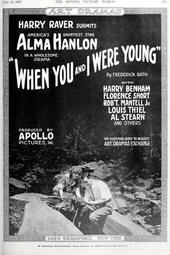 Movie poster for When You and I Were Young (1917)