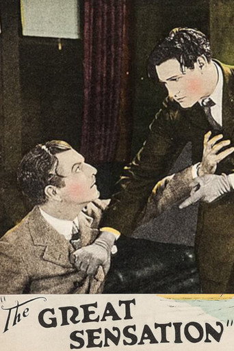 Movie poster for The Great Sensation (1925)