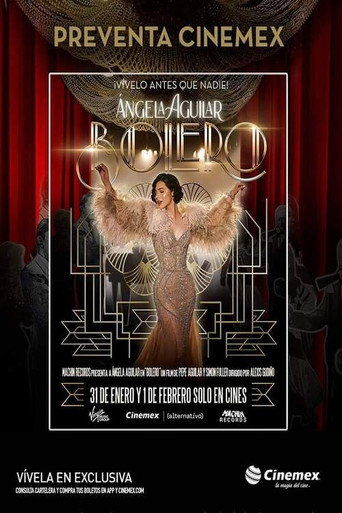 Movie poster for Ángela Aguilar "Bolero" (2024)