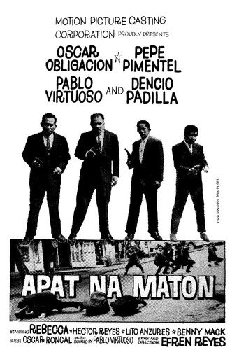 Movie poster for Apat na Maton (1963)