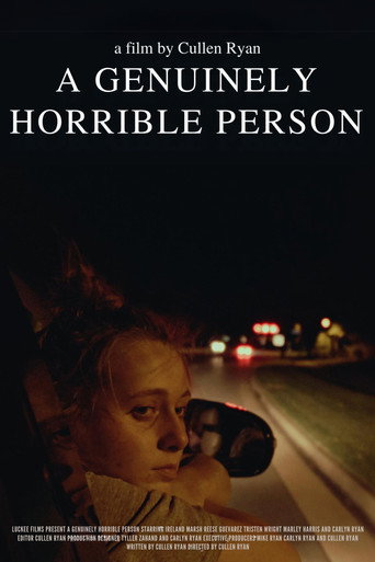 Movie poster for A Genuinely Horrible Person (2023)