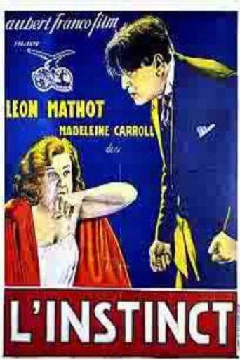 Movie poster for L'instinct (1930)