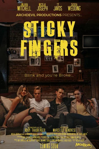 Movie poster for Sticky Fingers