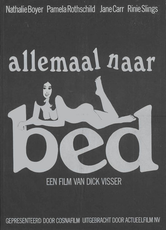 Movie poster for Allemaal naar bed (1970)