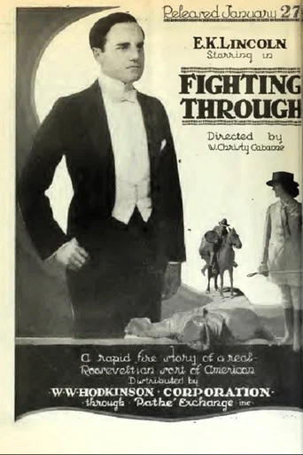 Movie poster for Fighting Through (1919)
