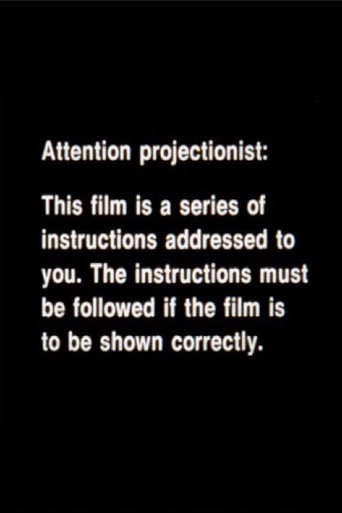 Movie poster for Projection Instructions (1976)