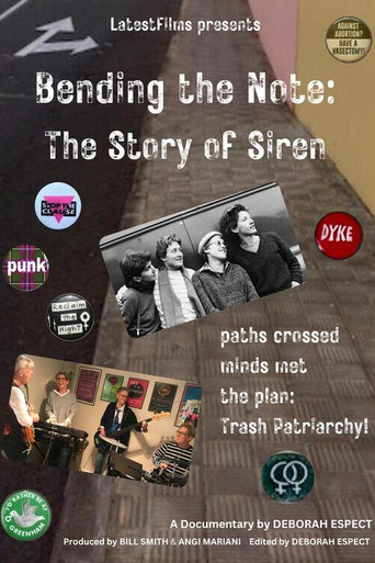 Movie poster for Bending the Note: the Story of Siren (2022)