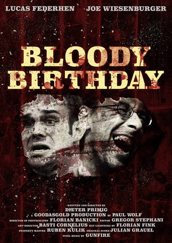 Movie poster for Bloody Birthday (2015)