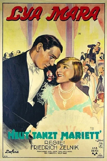 Movie poster for Heut tanzt Mariett (1928)