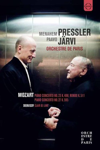 Movie poster for Menahem Pressler, Paavo Jarvi, Orchestre de Paris plays Mozart and Debussy (2014)