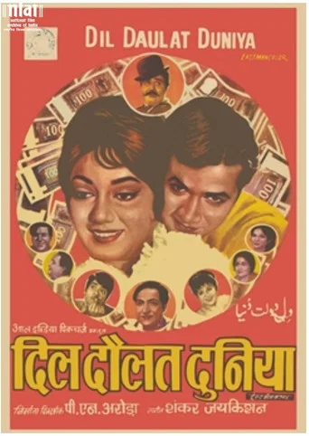 Movie poster for Dil Daulat Duniya (1972)