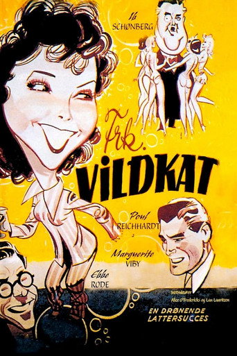 Movie poster for Frk. Vildkat (1942)