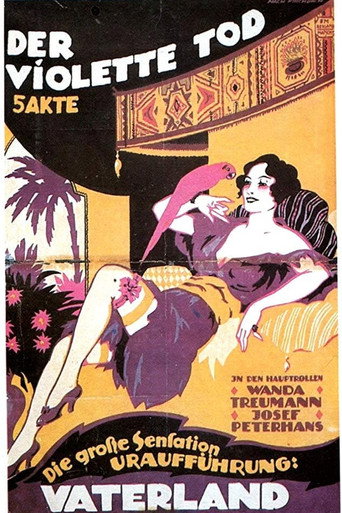 Movie poster for Der violette Tod (1919)