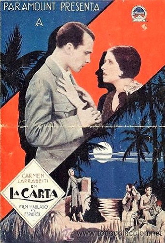Movie poster for The Letter (1931)