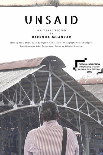 Movie poster for Unsaid (2019)