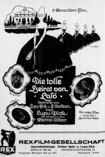 Movie poster for Die tolle Heirat von Laló (1918)