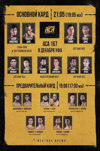 Movie poster for ACA 167: Baydulaev vs. Dias (2023)