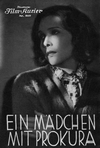 Movie poster for A Woman with Power of Attorney (1934)