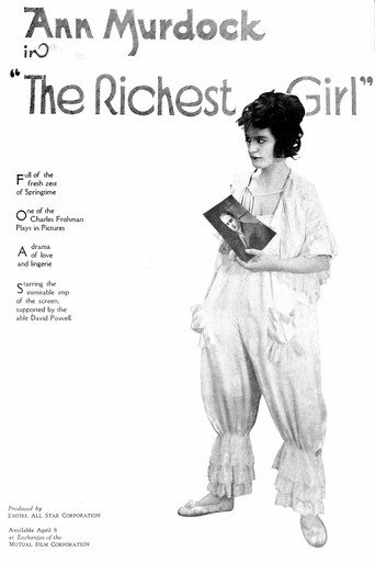 Movie poster for The Richest Girl (1918)