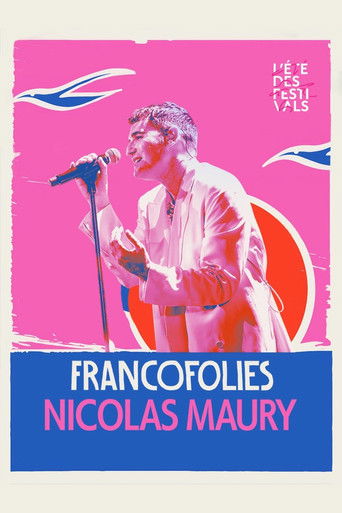 Nicolas Maury aux Francofolies 2023 poster