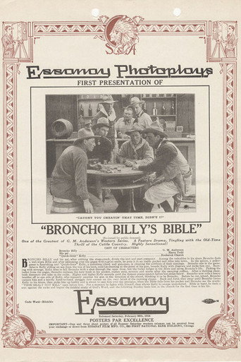 Movie poster for Broncho Billy's Bible (1912)