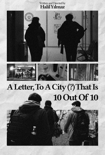 Movie poster for A Letter, To A City (?) That Is 10 Out Of 10