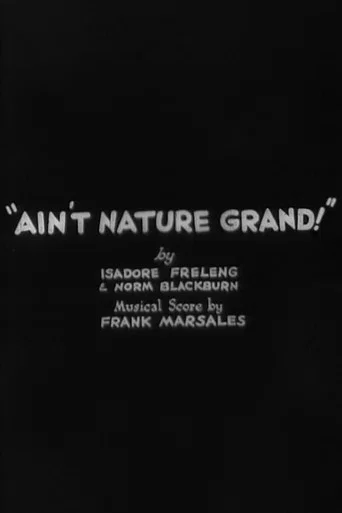 Movie poster for Ain't Nature Grand! (1931)
