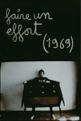 Movie poster for Faire un effort (1969)