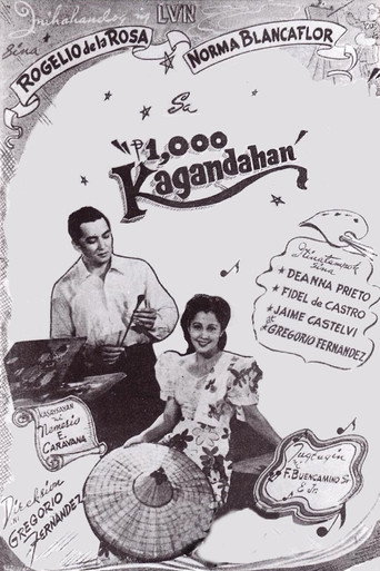Movie poster for ₱1,000 Beauty (1948)
